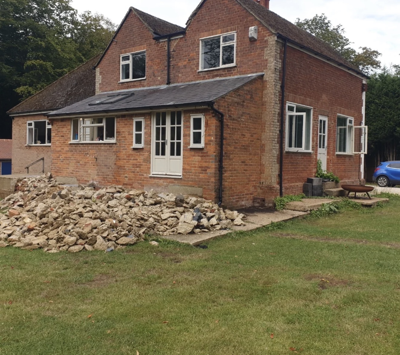 A structural refurbishment we ran locally